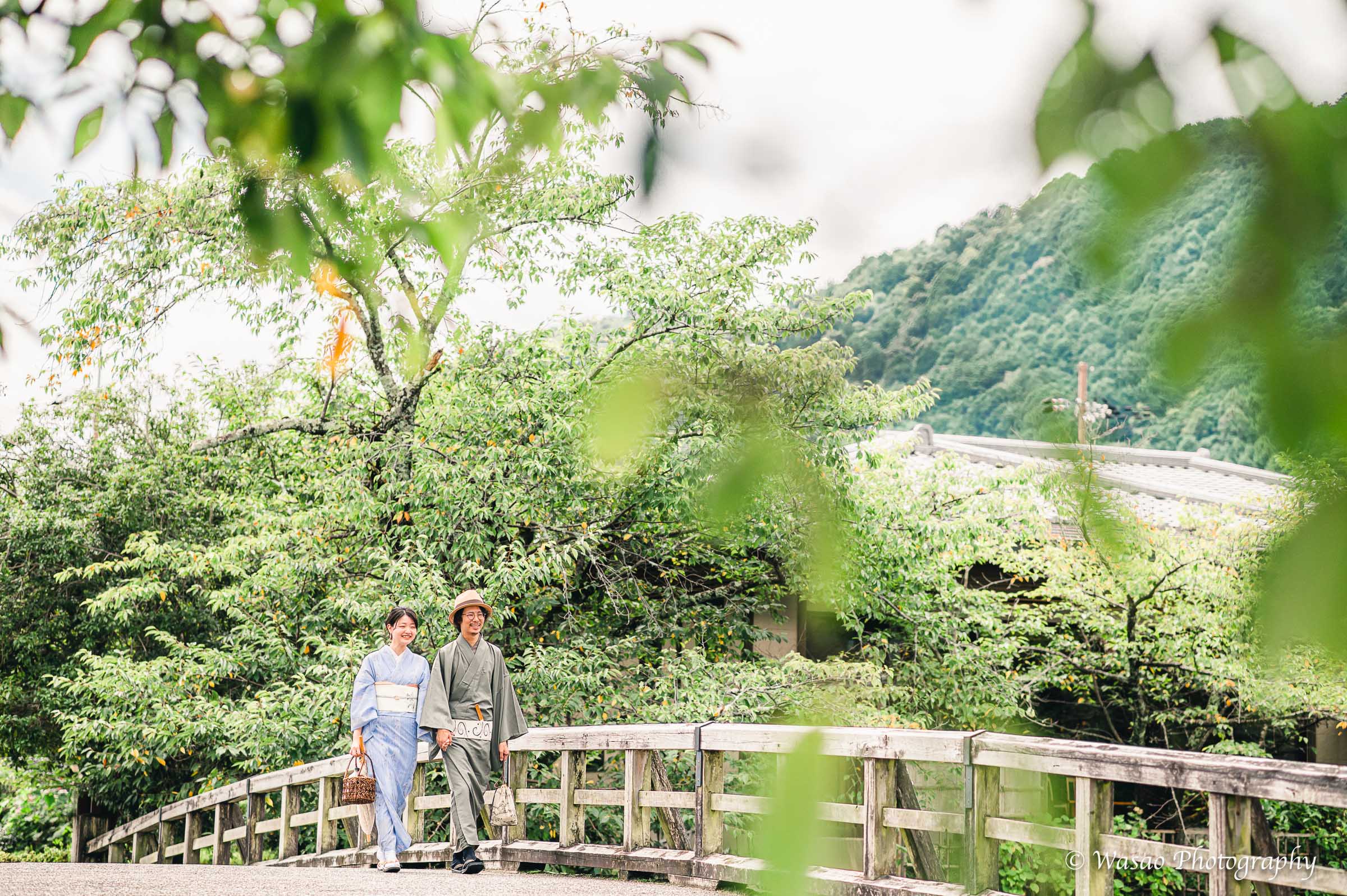 京都：嵐山　渡月橋　嵐山公園