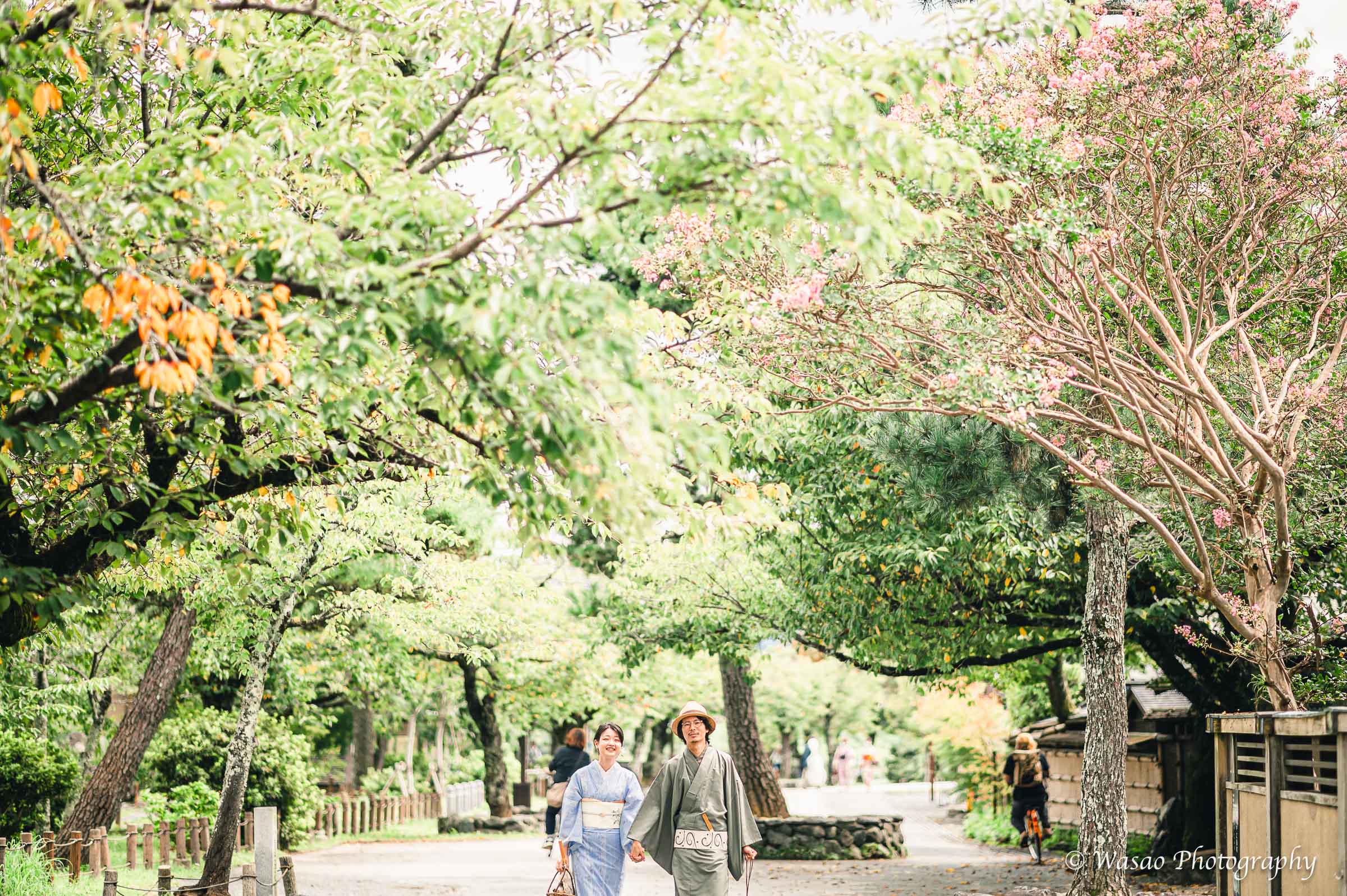 京都：嵐山　渡月橋　嵐山公園