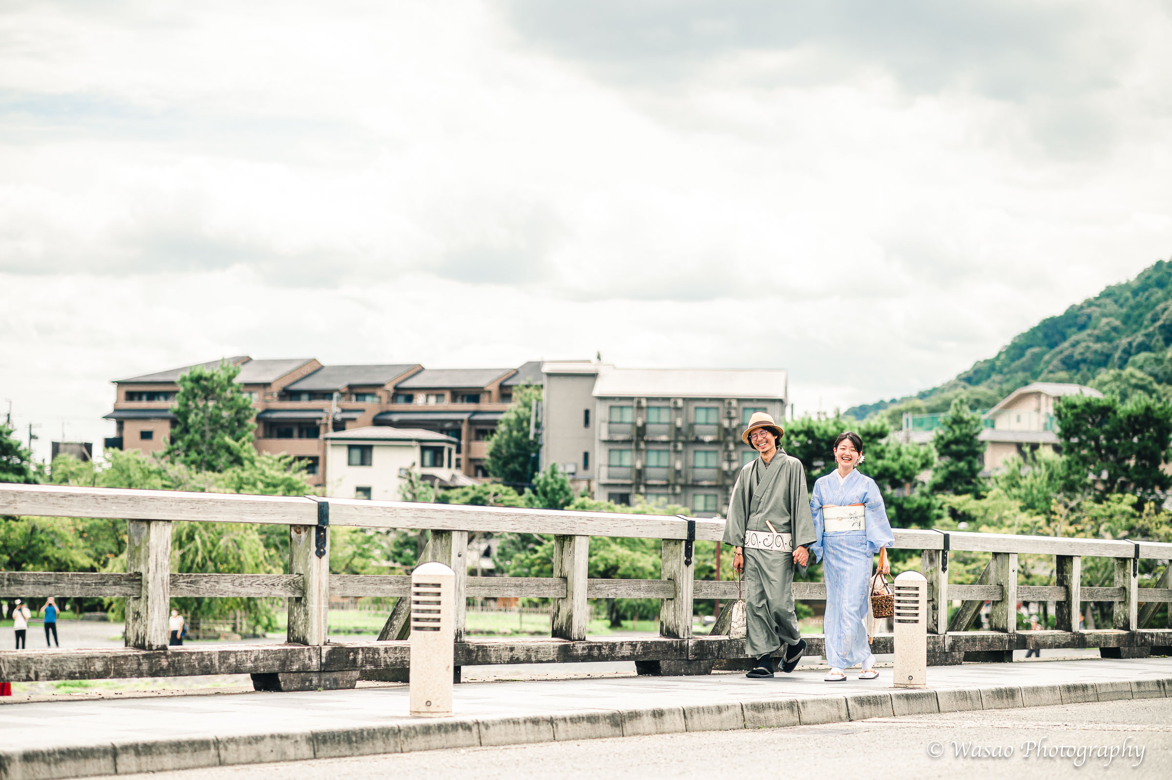 京都：嵐山　渡月橋　嵐山公園