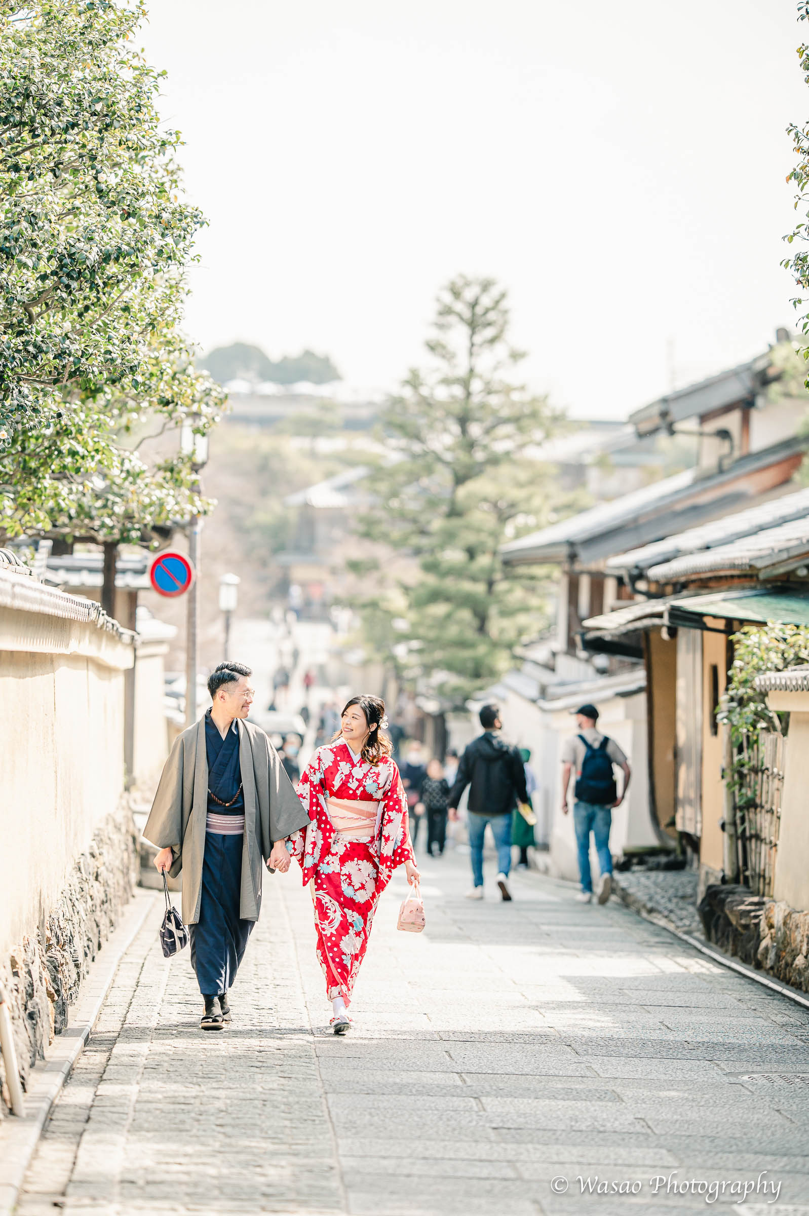 京都　東山　ねねの道　円山公園　知恩院　一本橋