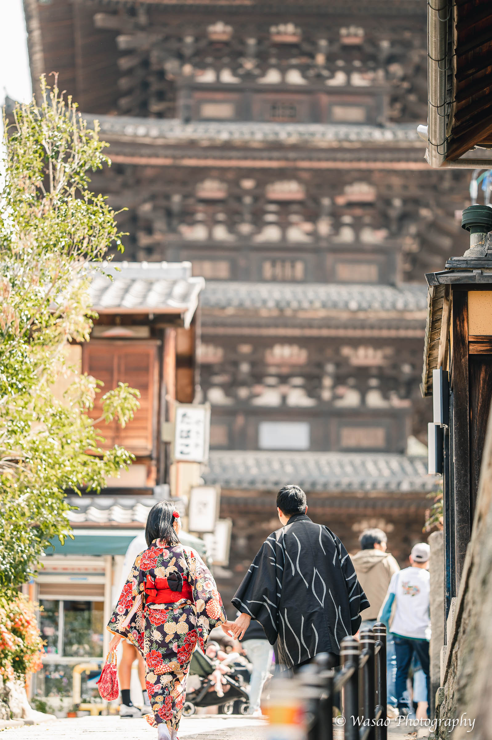 京都　東山　法観寺　二年坂　三年坂