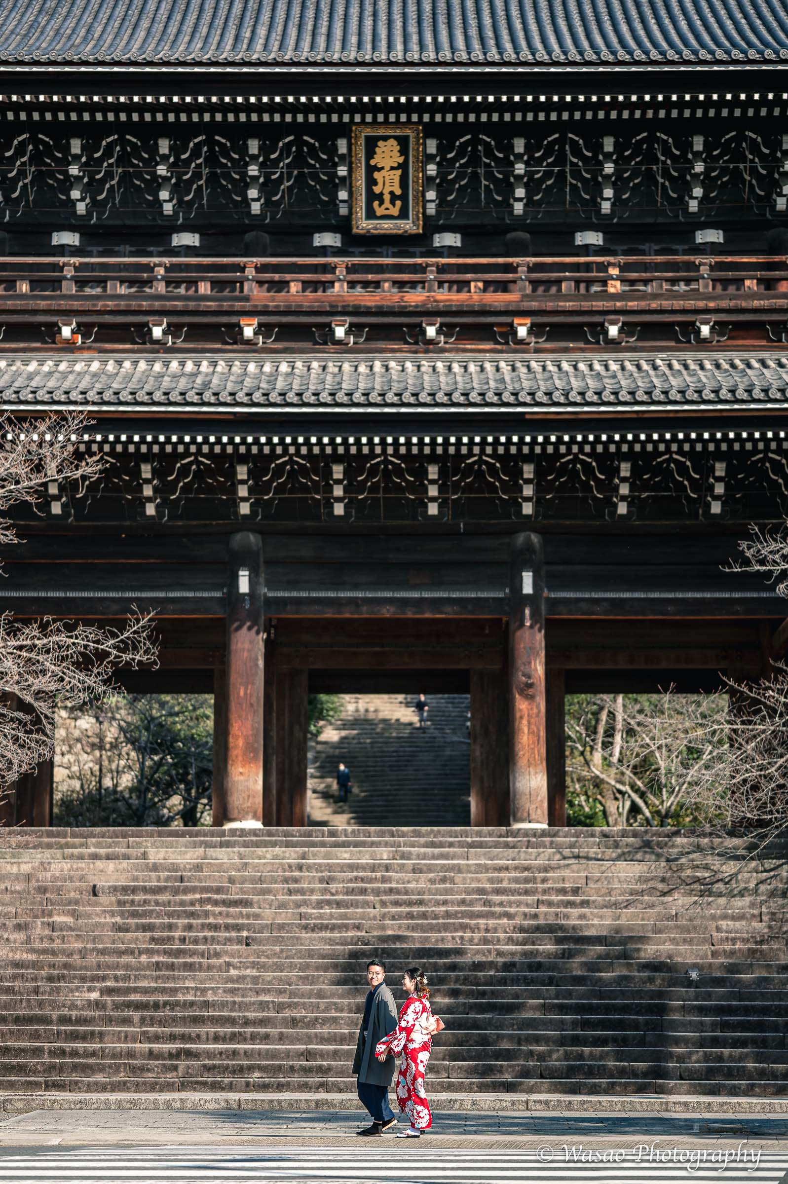 京都　東山　ねねの道　円山公園　知恩院　一本橋