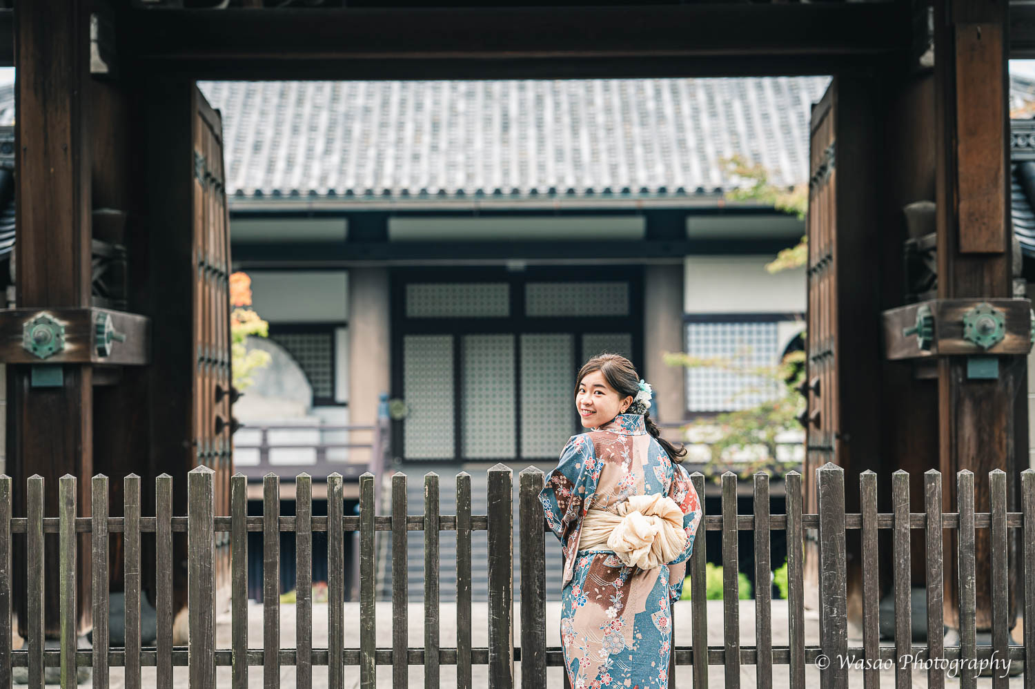 京都着物 東山 ねねの道 円山公園 知恩院 一本橋