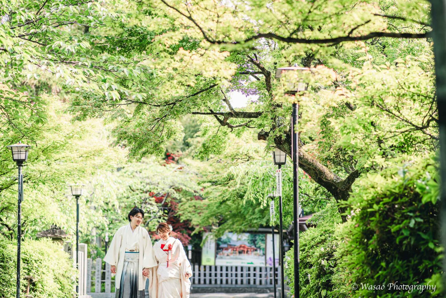 和装前撮り　長岡天満宮