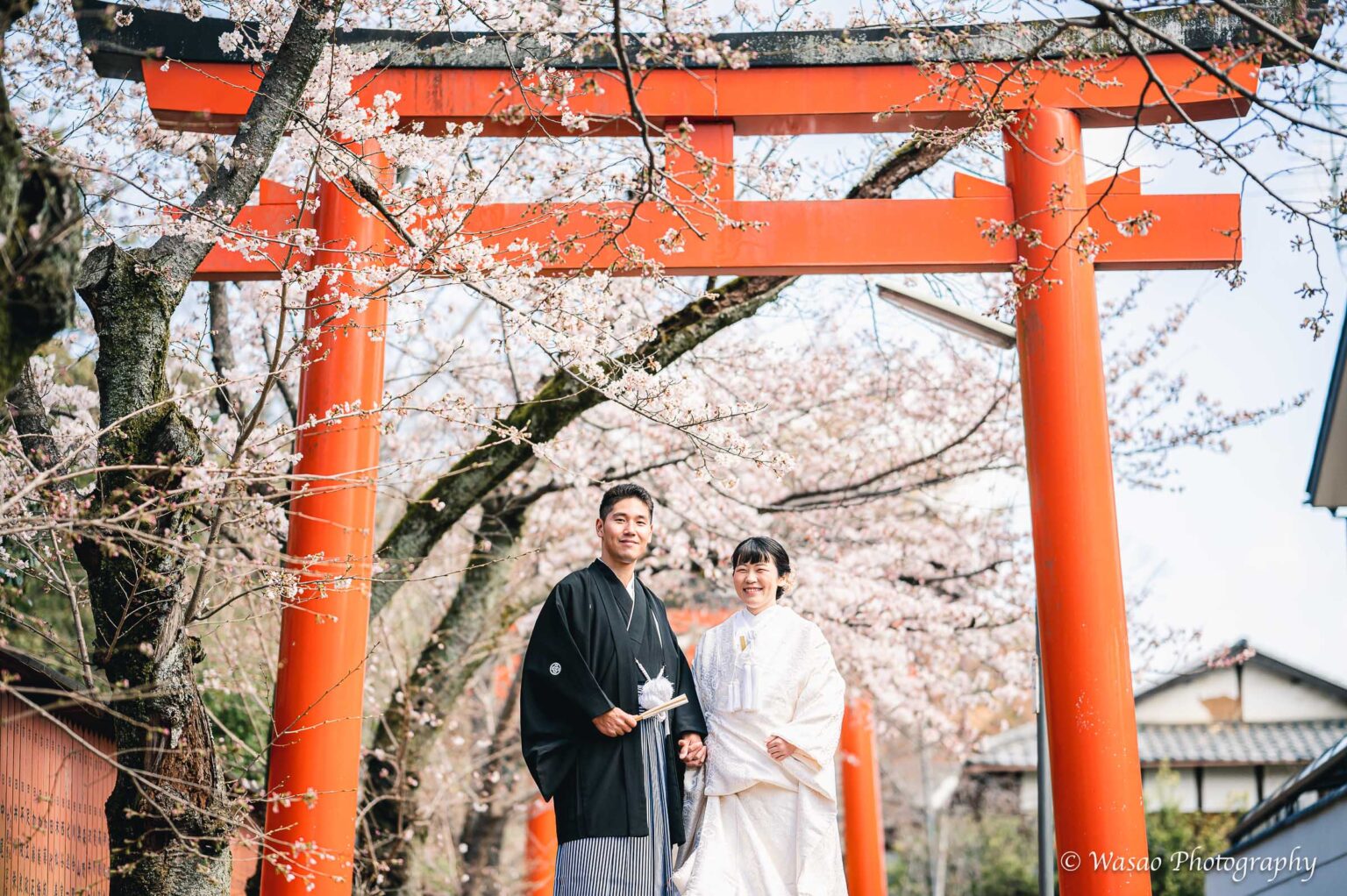 和装前撮り　竹中稲荷神社