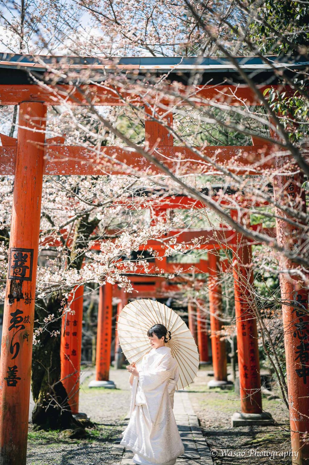 和装前撮り　竹中稲荷神社