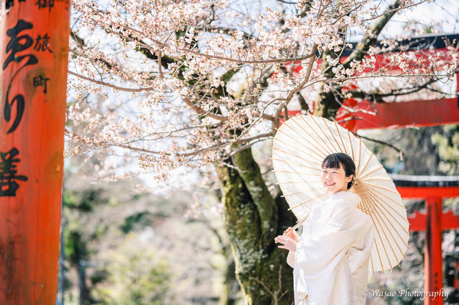 和装前撮り　竹中稲荷神社