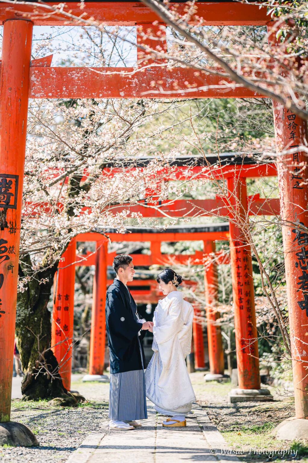 和装前撮り　竹中稲荷神社