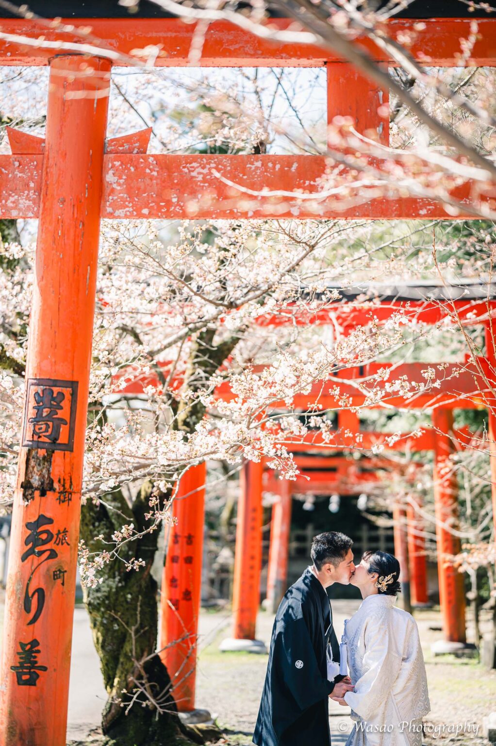 和装前撮り　竹中稲荷神社