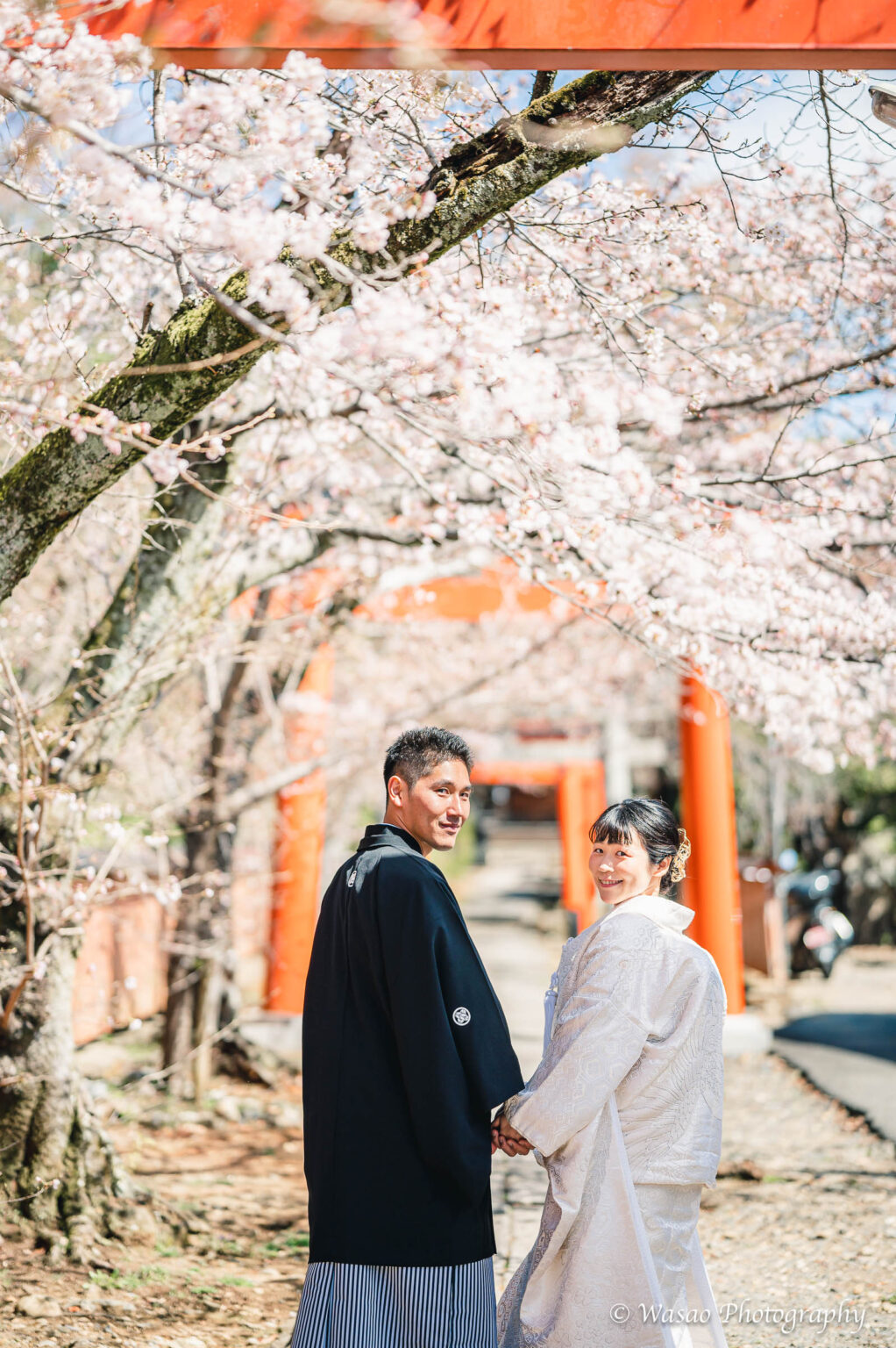 和装前撮り　竹中稲荷神社