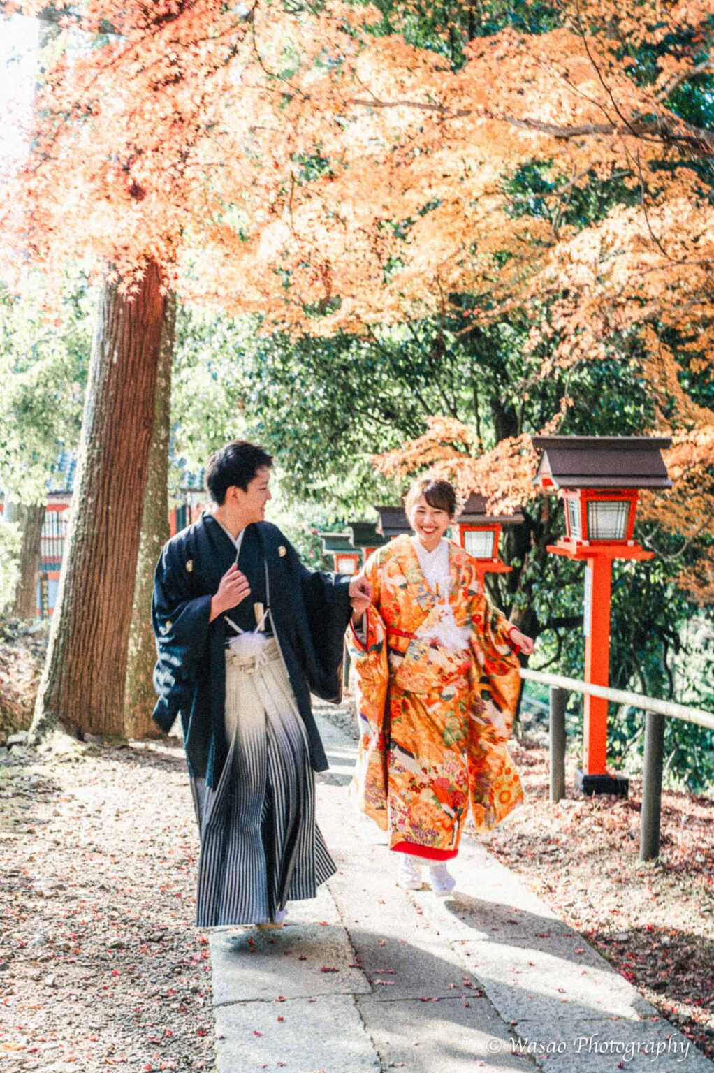和装前撮り　鞍馬寺
