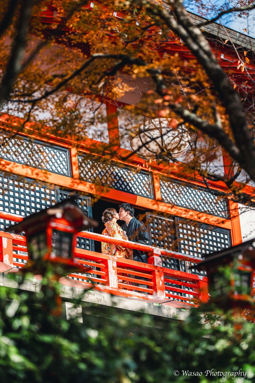 和装前撮り　鞍馬寺