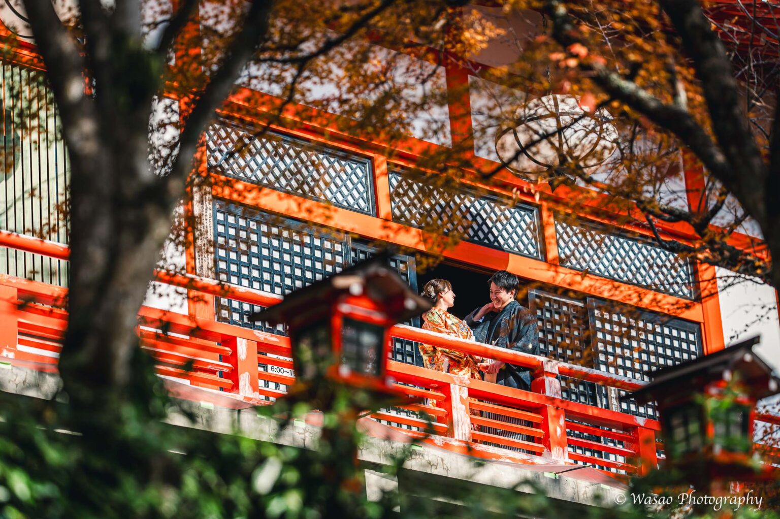 和装前撮り　鞍馬寺
