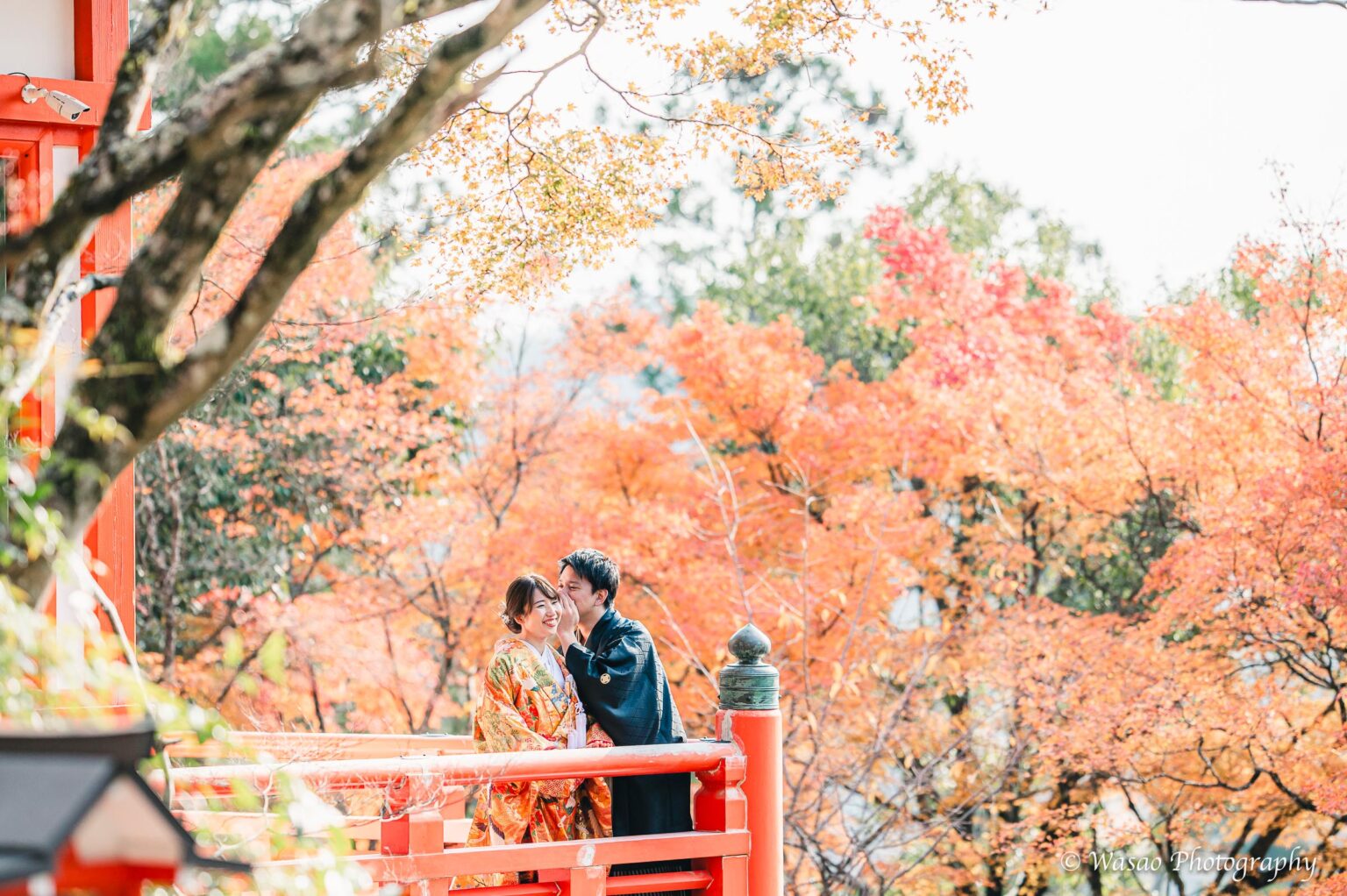 和装前撮り　鞍馬寺