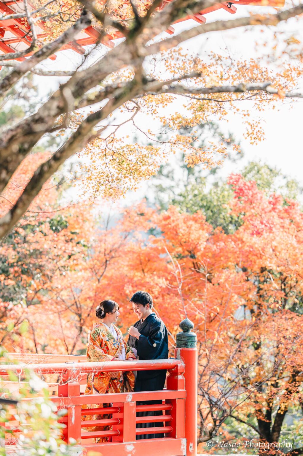 和装前撮り　鞍馬寺