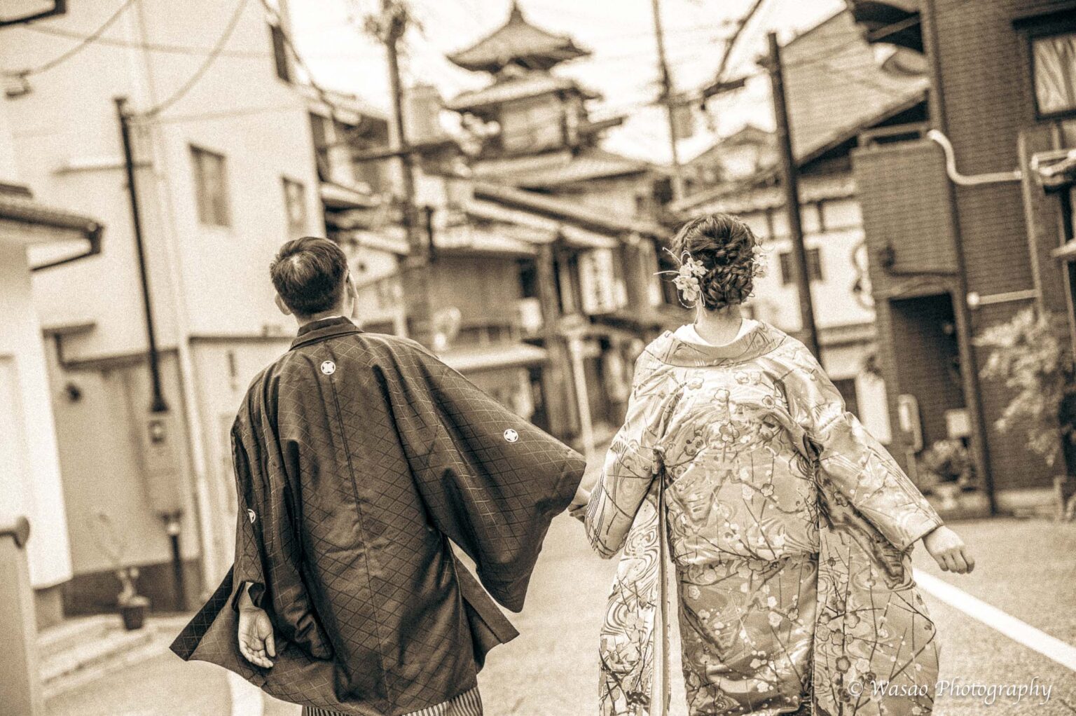 和装前撮り　ねねの道周辺