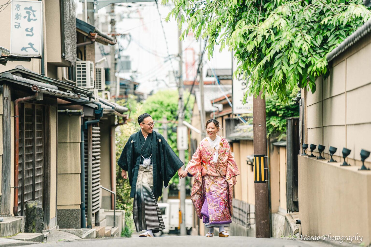 和装前撮り　ねねの道周辺