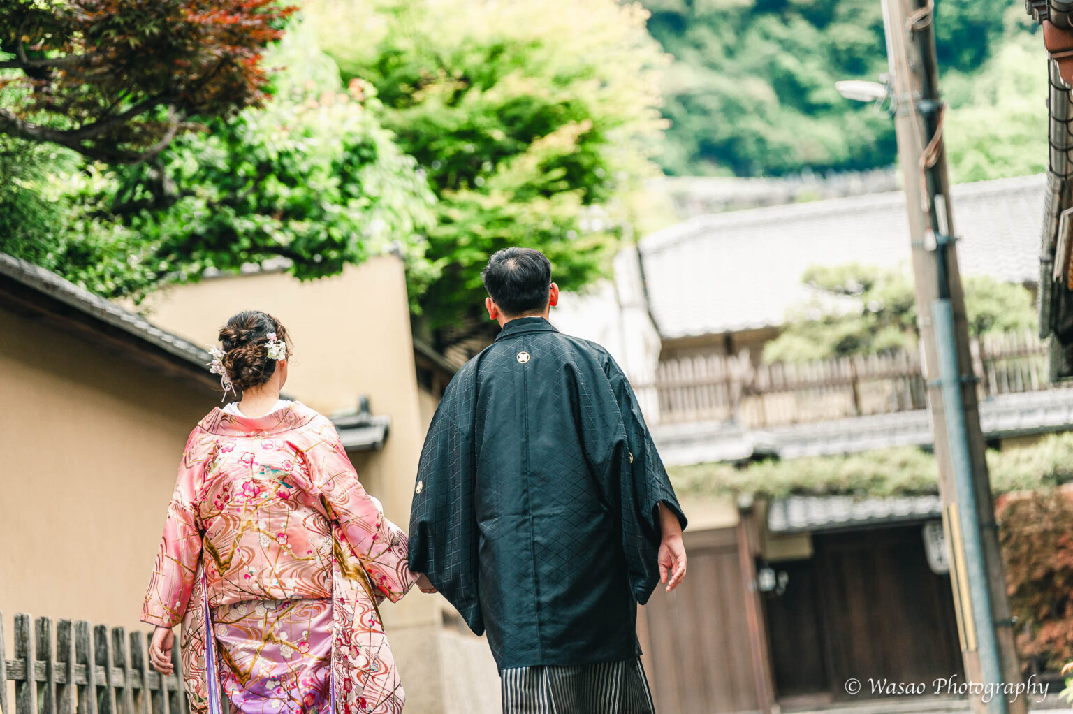 和装前撮り　ねねの道周辺
