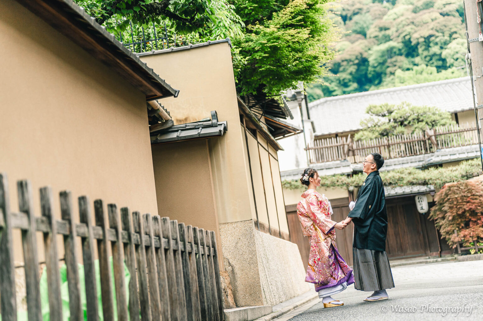 和装前撮り　ねねの道周辺