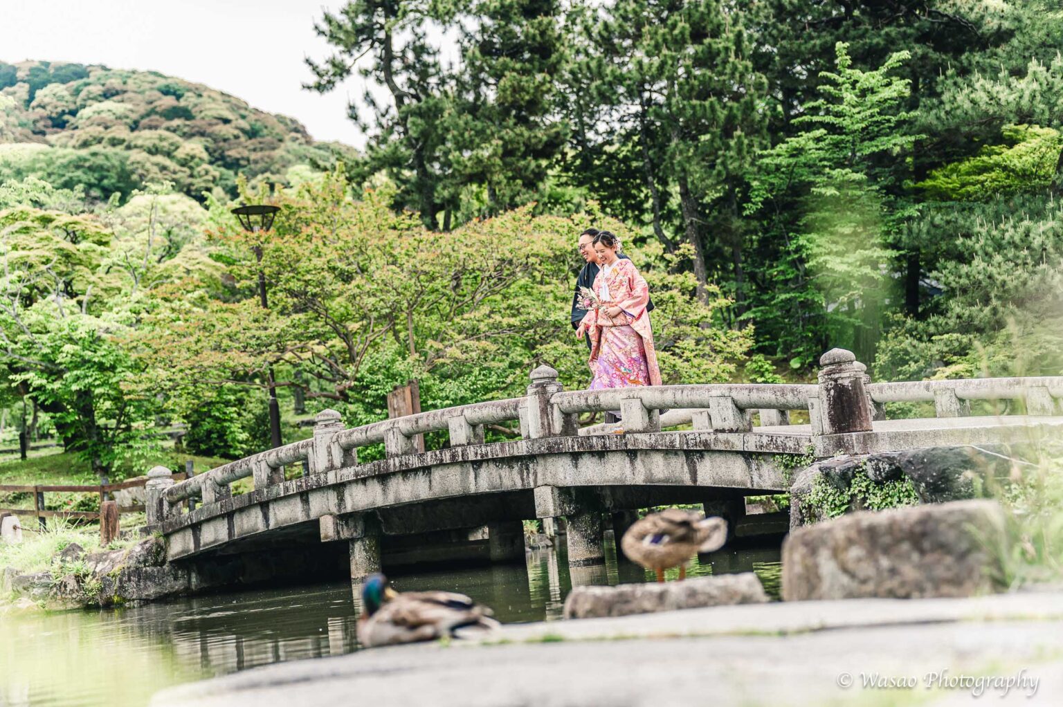 和装前撮り　円山公園