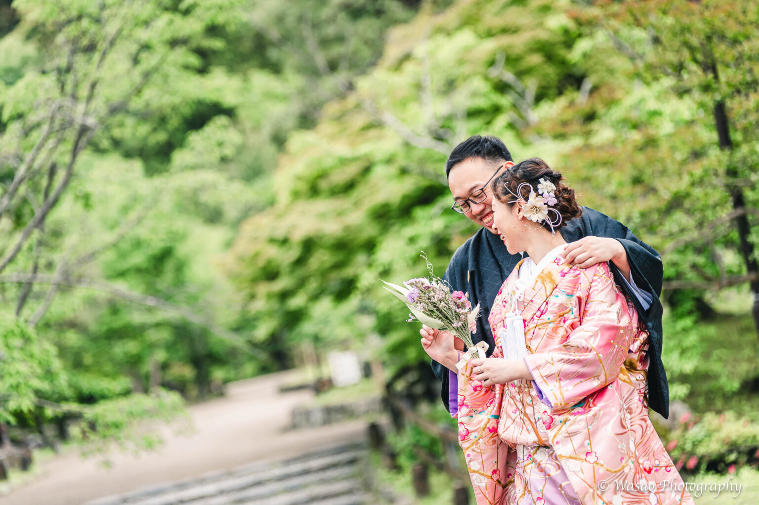 和装前撮り　円山公園