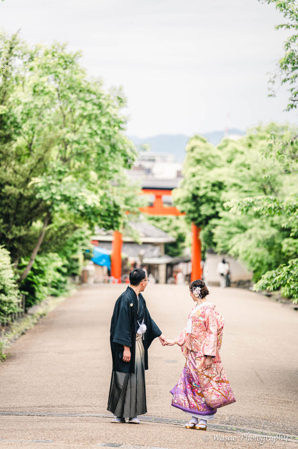 和装前撮り　円山公園