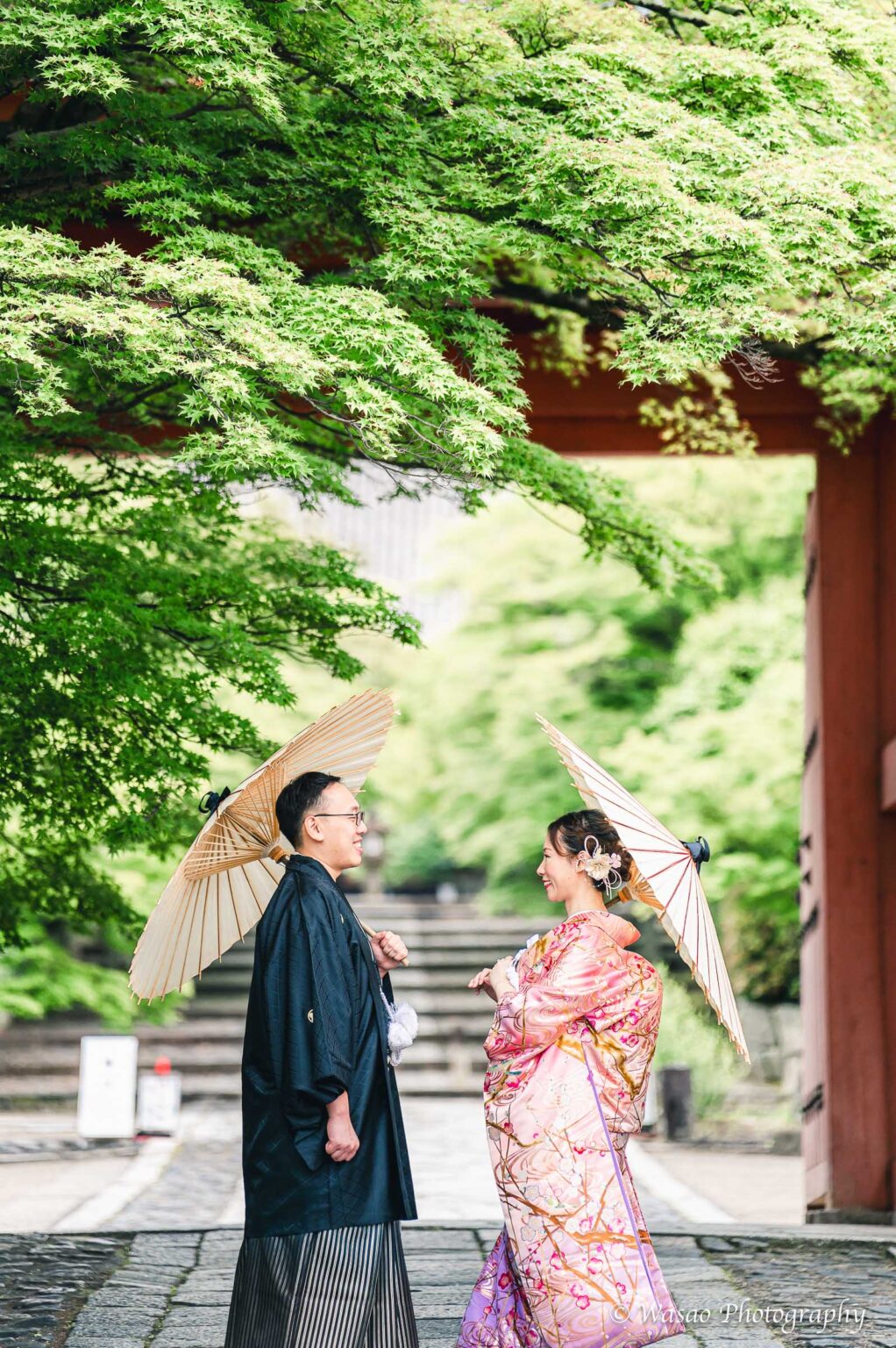 和装前撮り　真如堂