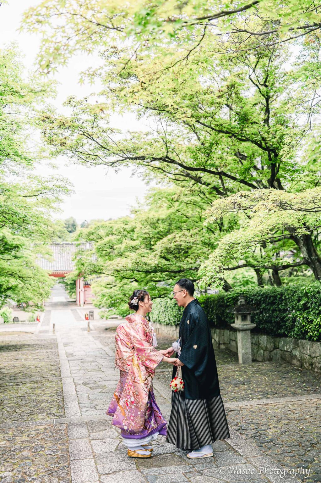 和装前撮り　真如堂