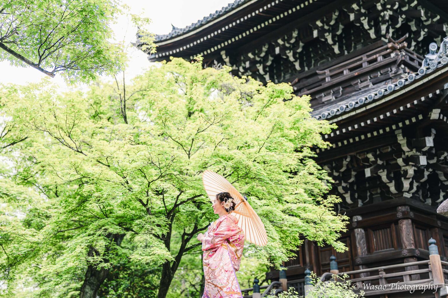 和装前撮り　真如堂