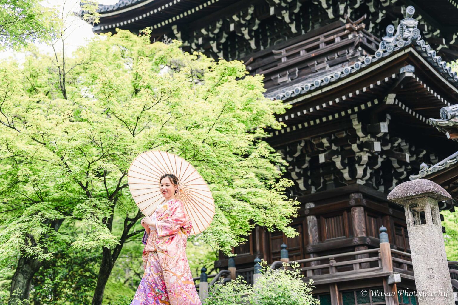 和装前撮り　真如堂