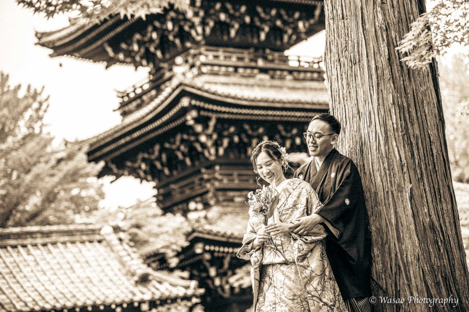 和装前撮り　真如堂