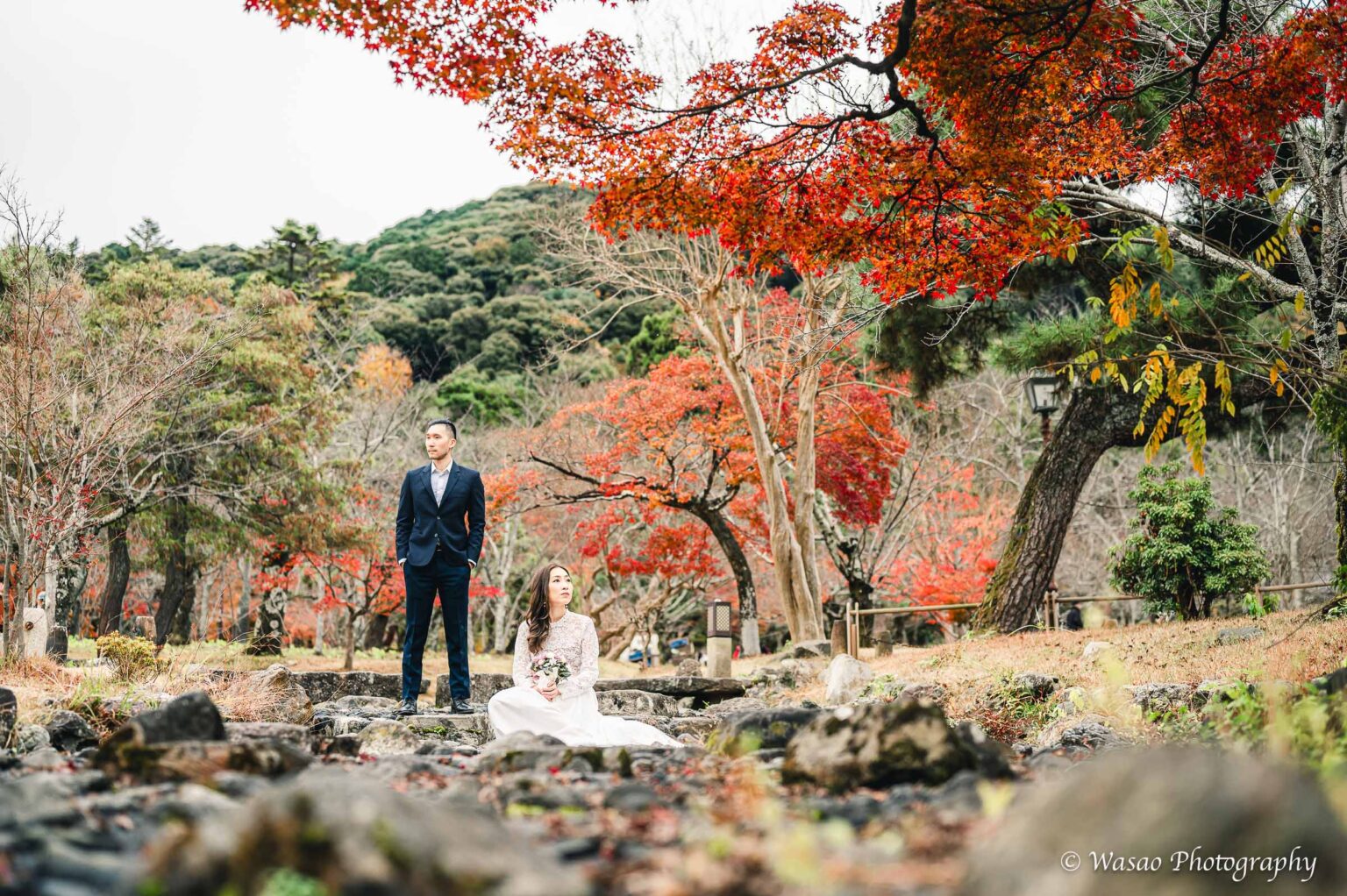 洋装前撮り　円山公園