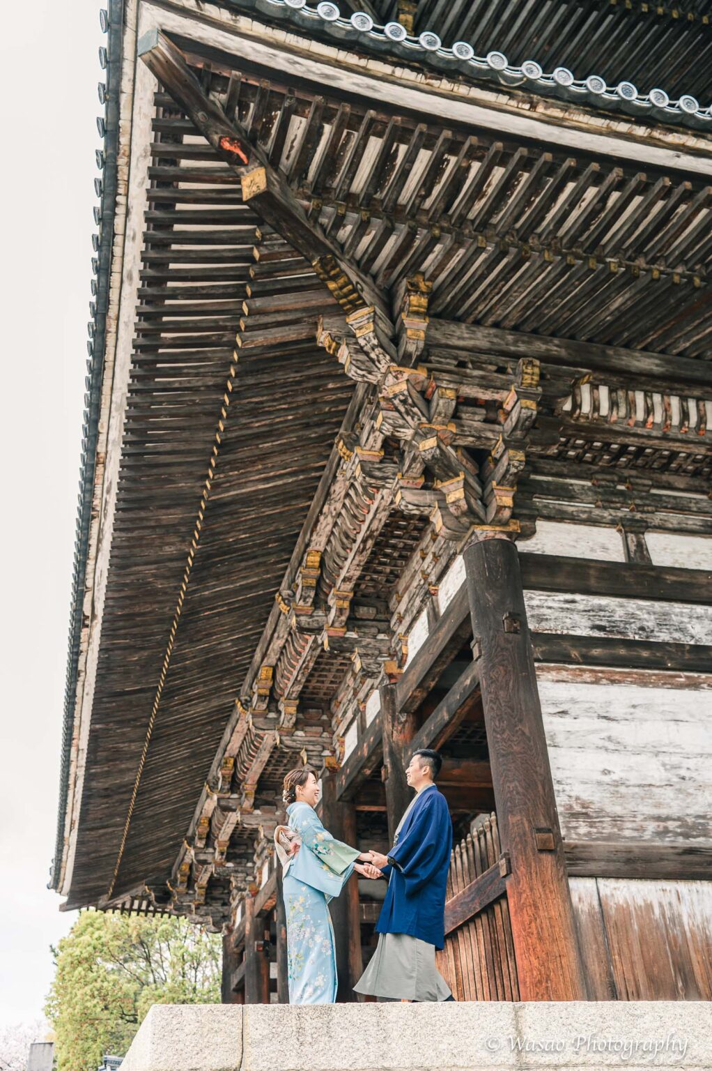 京都着物　仁和寺