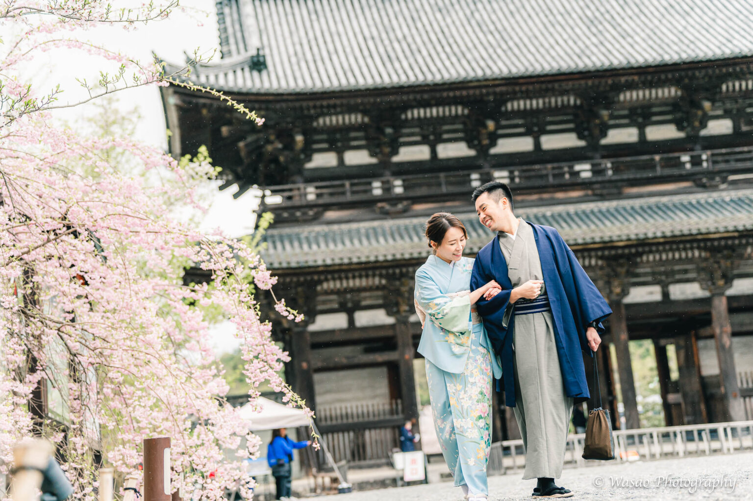 京都着物　仁和寺