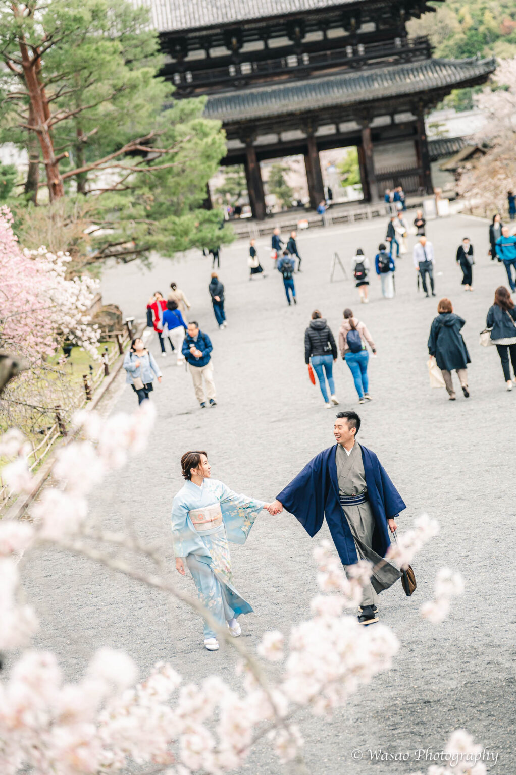 京都着物　仁和寺