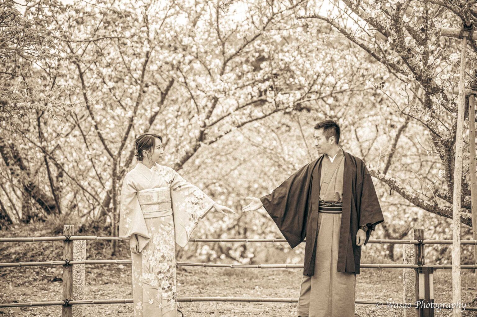 京都着物　仁和寺