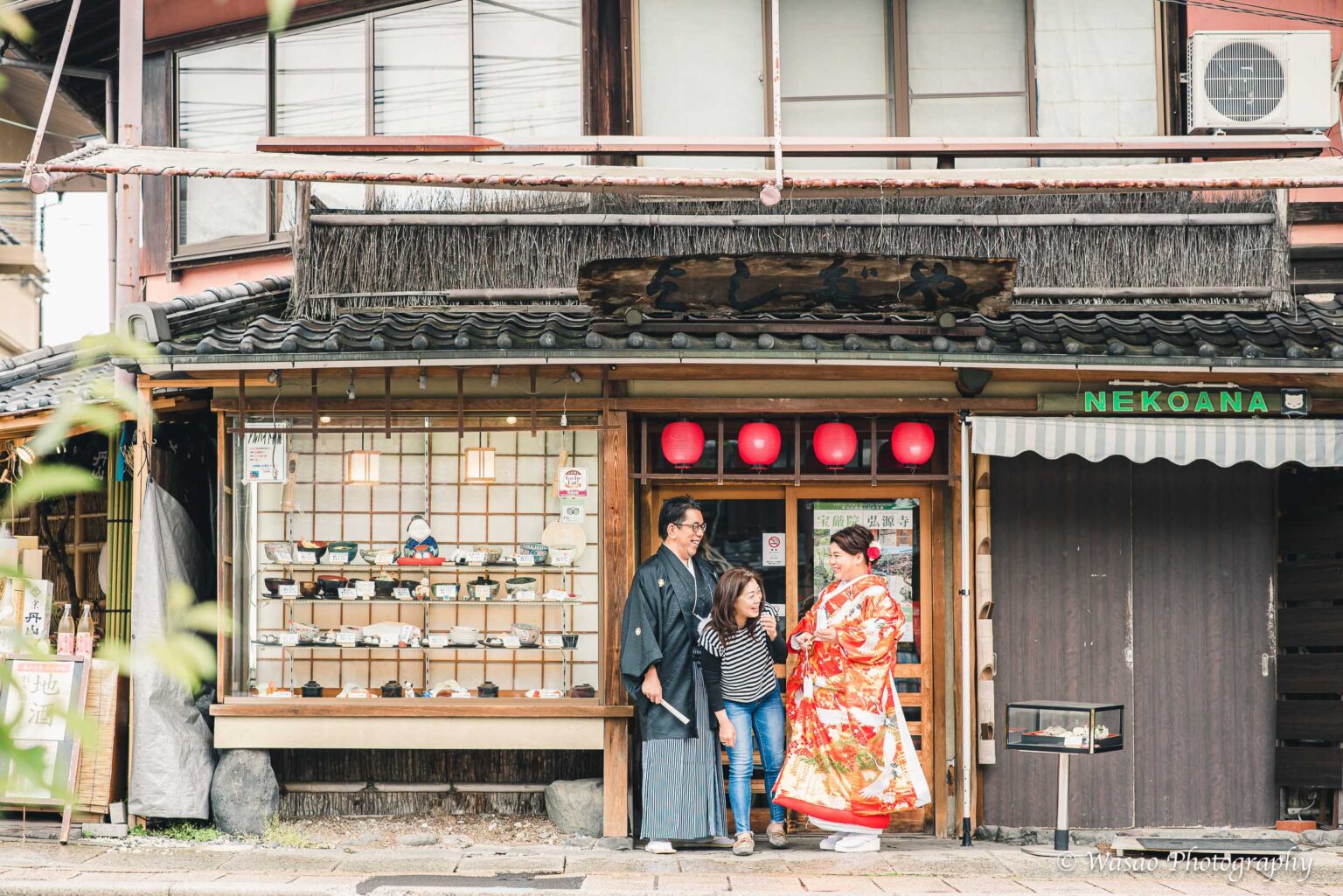 和装前撮り 嵐山 竹林の小径