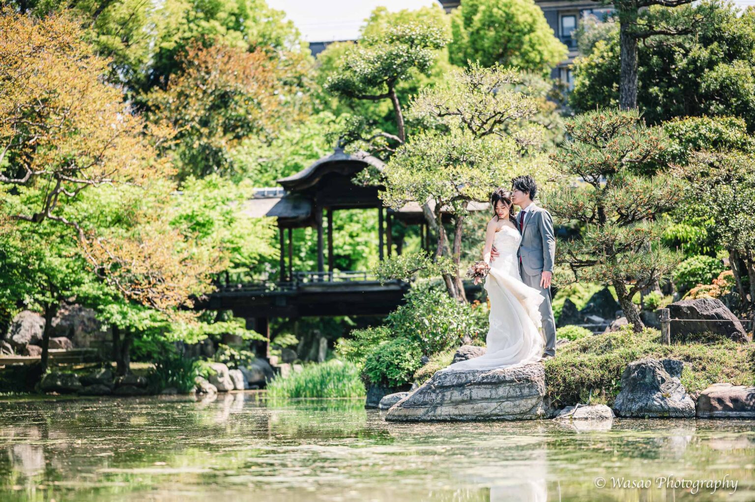 洋装前撮り　渉成園