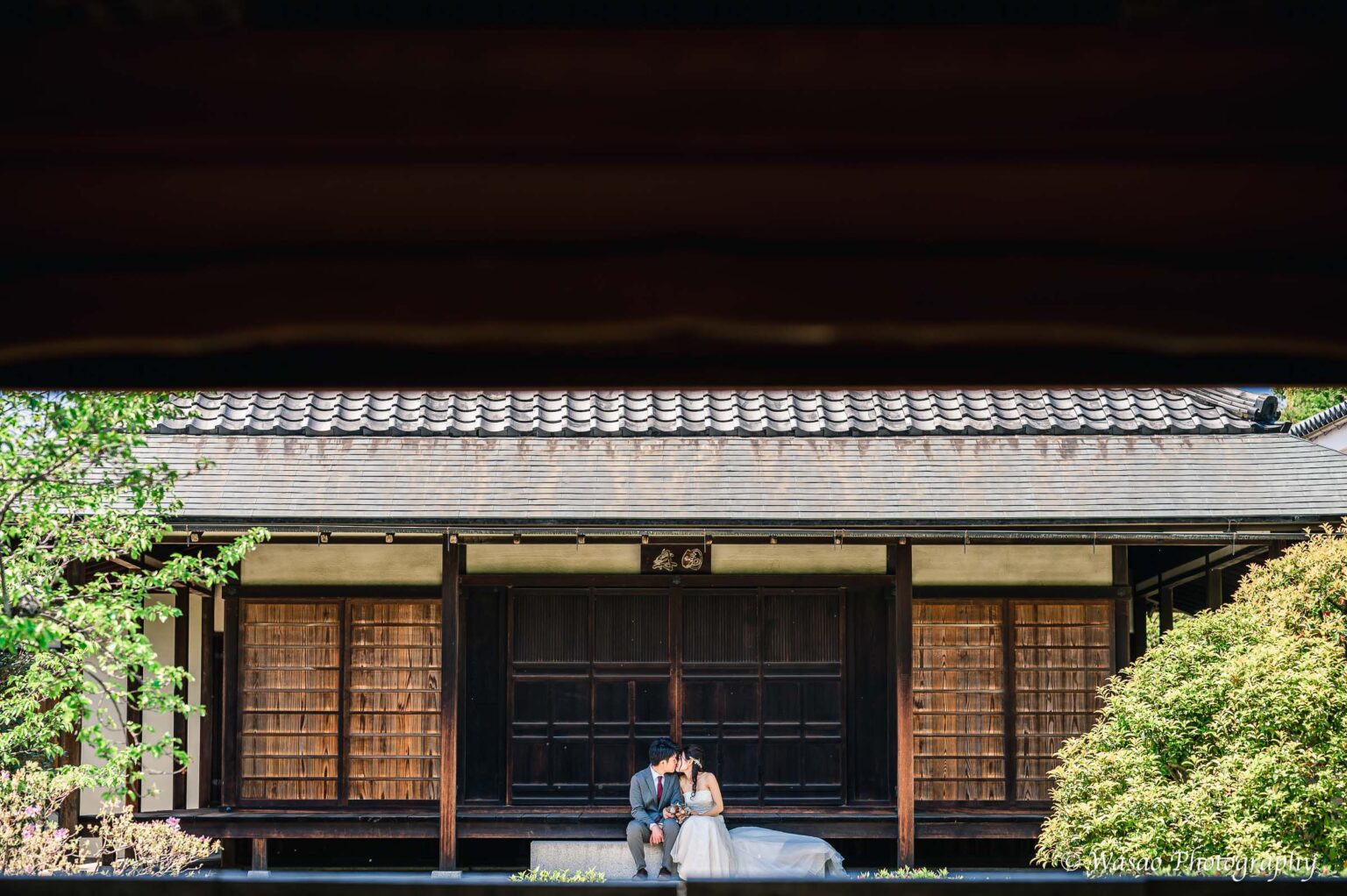 洋装前撮り　渉成園