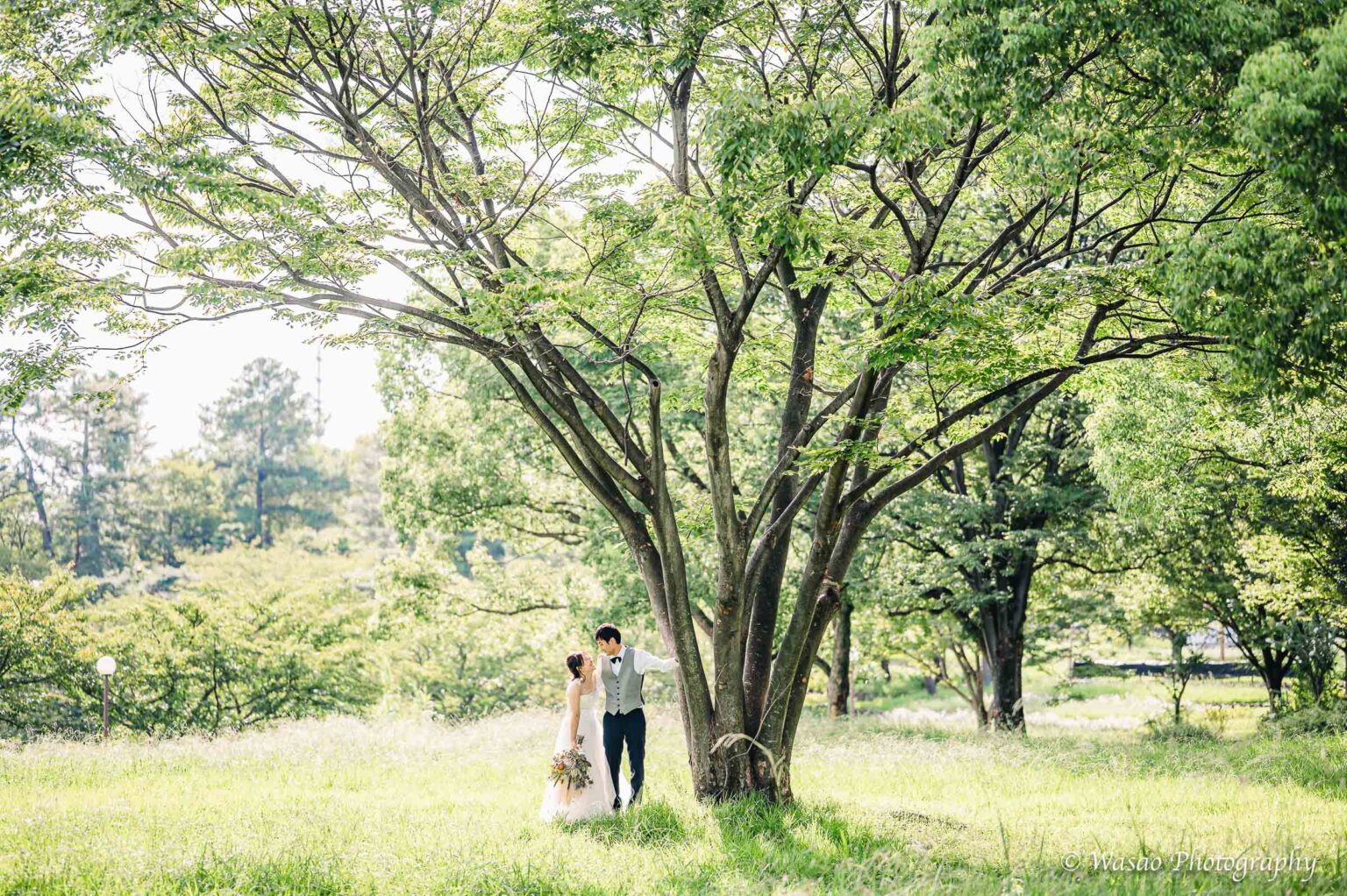 洋装前撮り　鶴見緑地公園