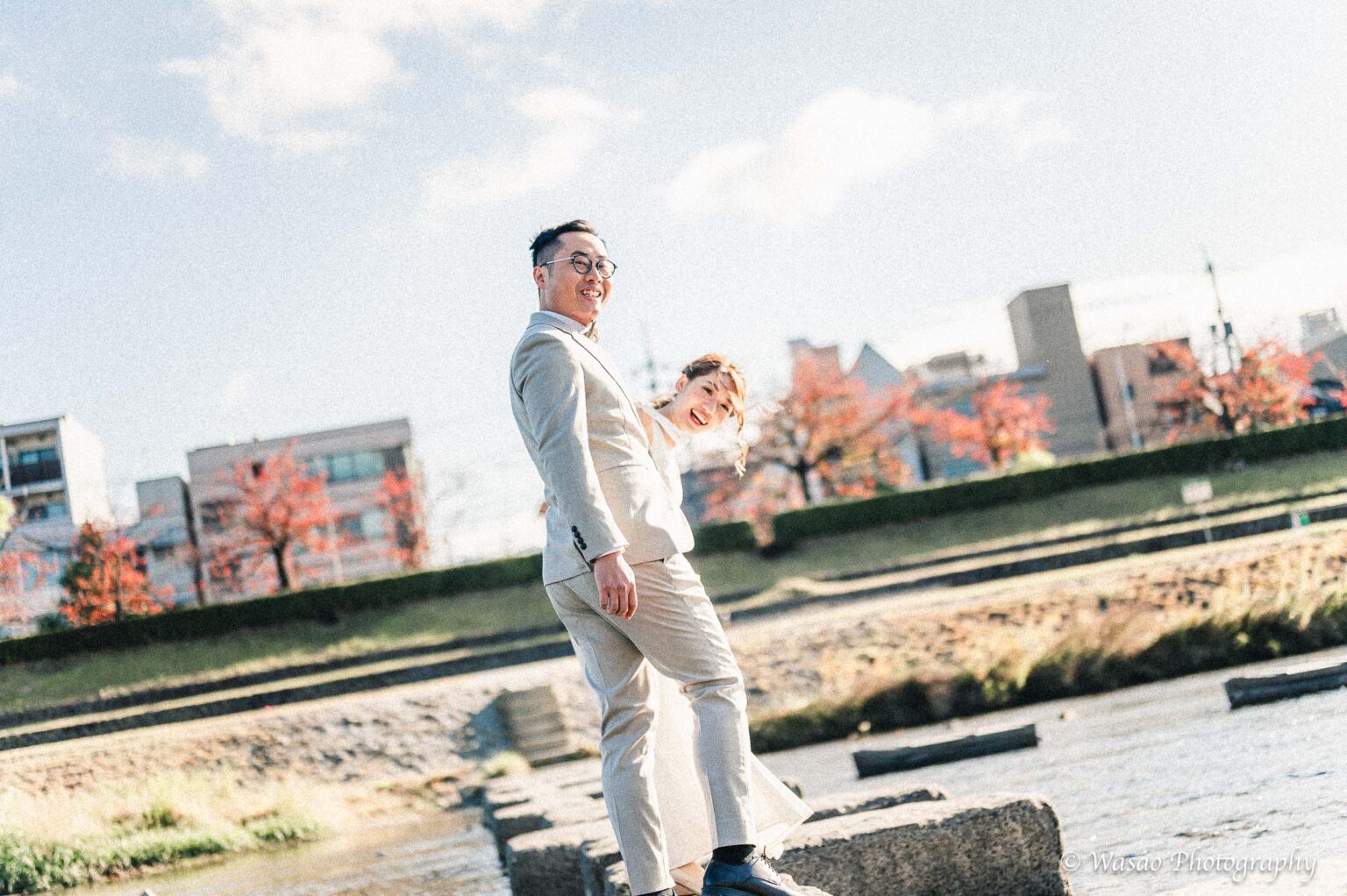 洋装前撮り　鴨川