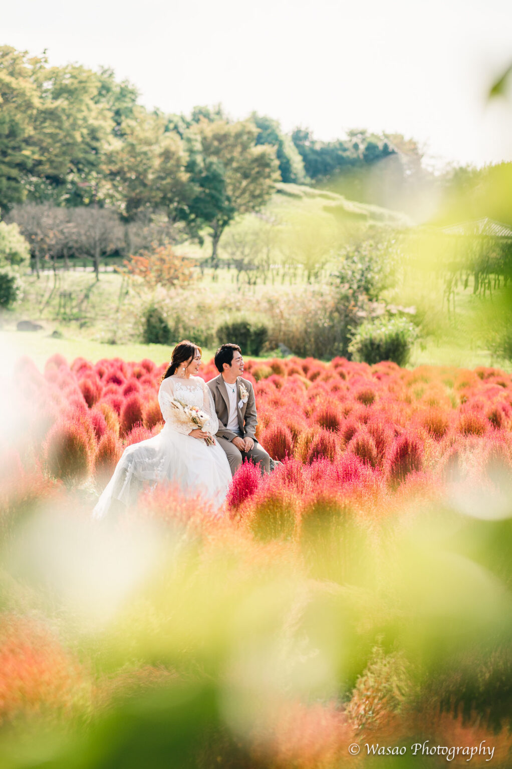 洋装前撮り　馬見丘陵公園