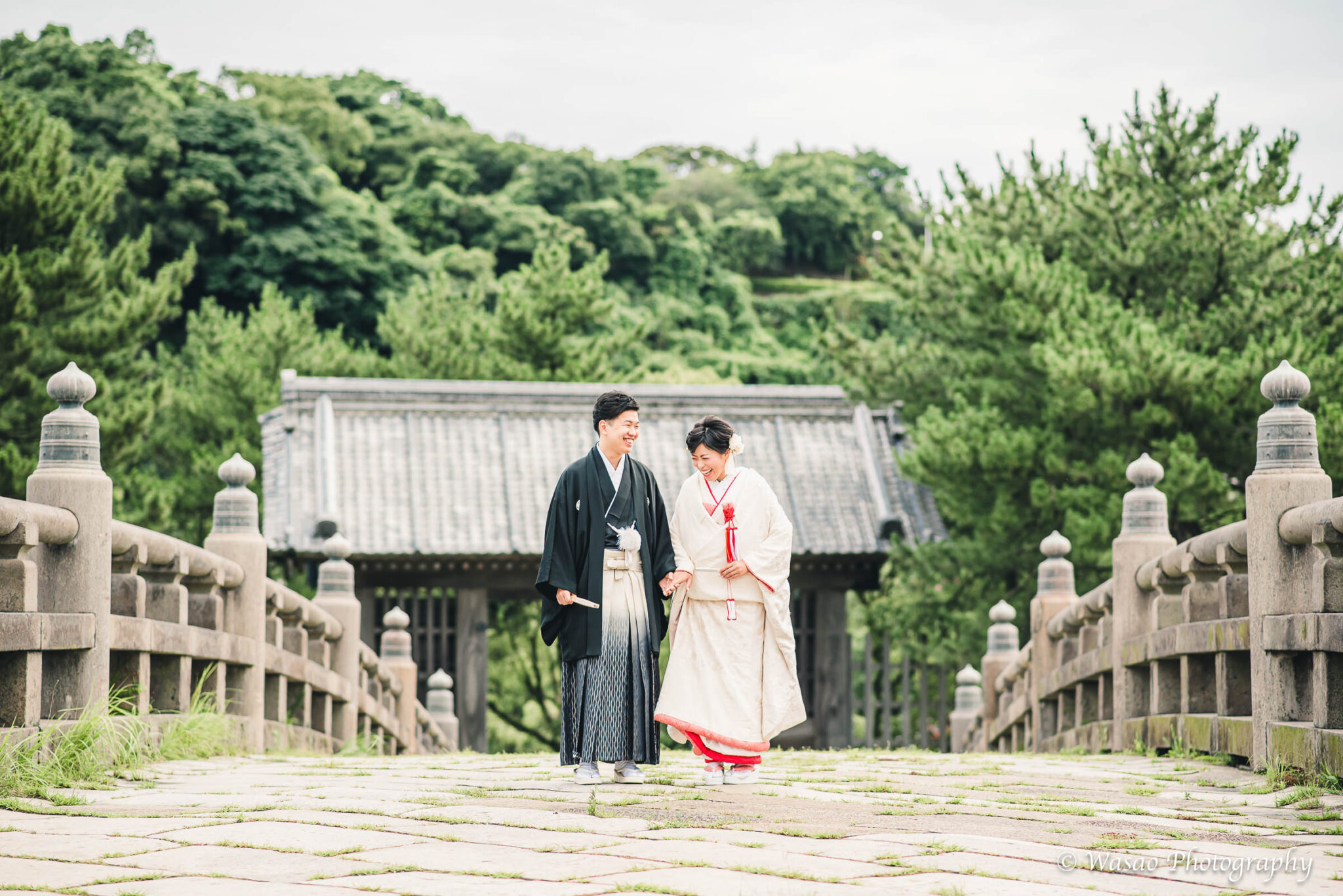 和装前撮り　鹿児島　石橋記念公園