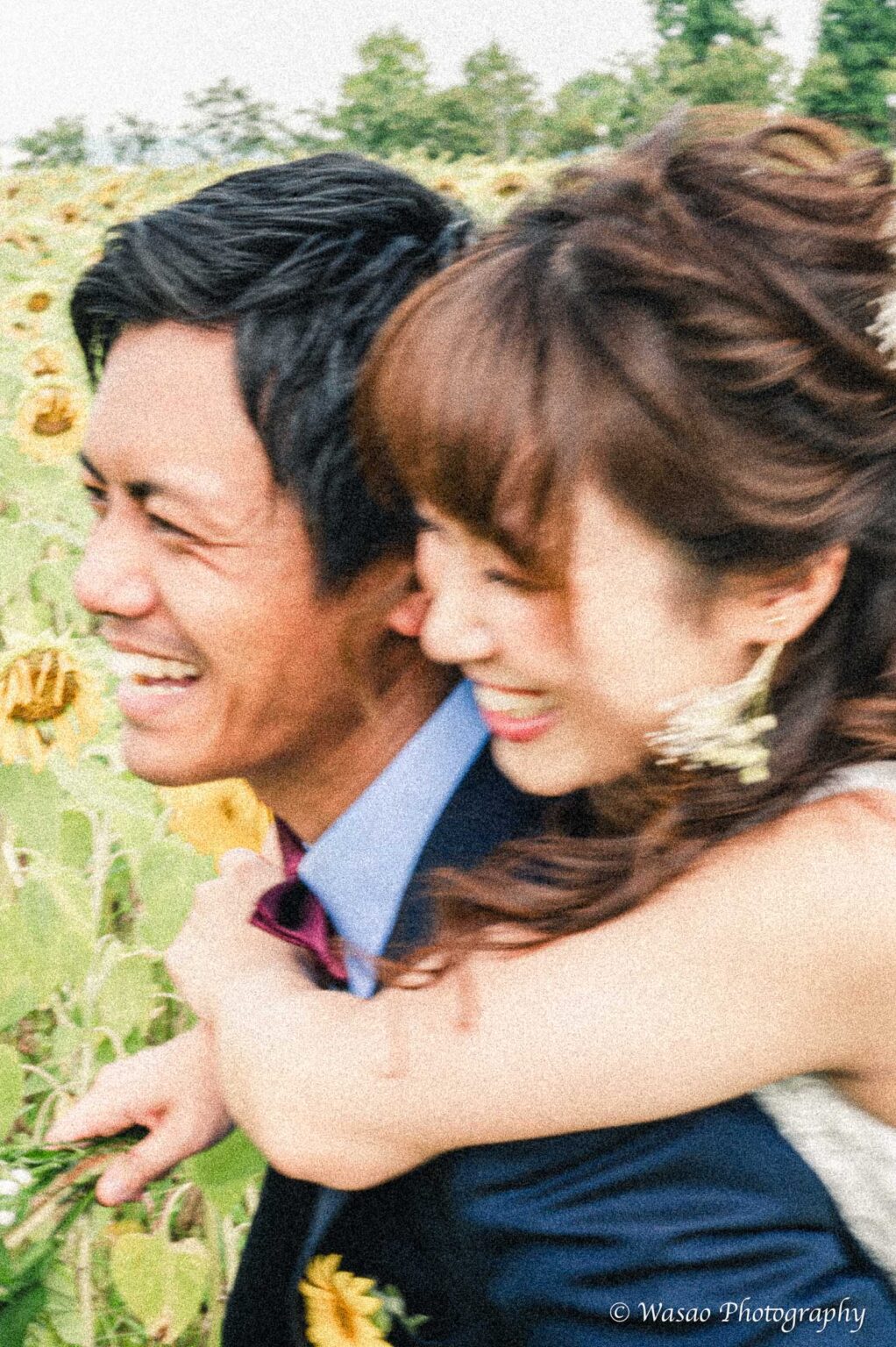 洋装前撮り　ひまわりの丘公園