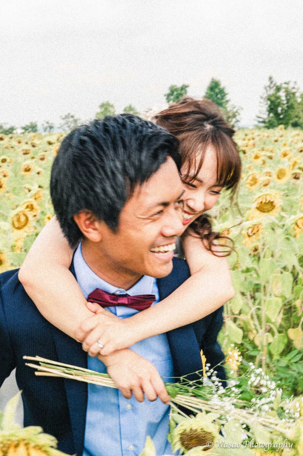 洋装前撮り　ひまわりの丘公園