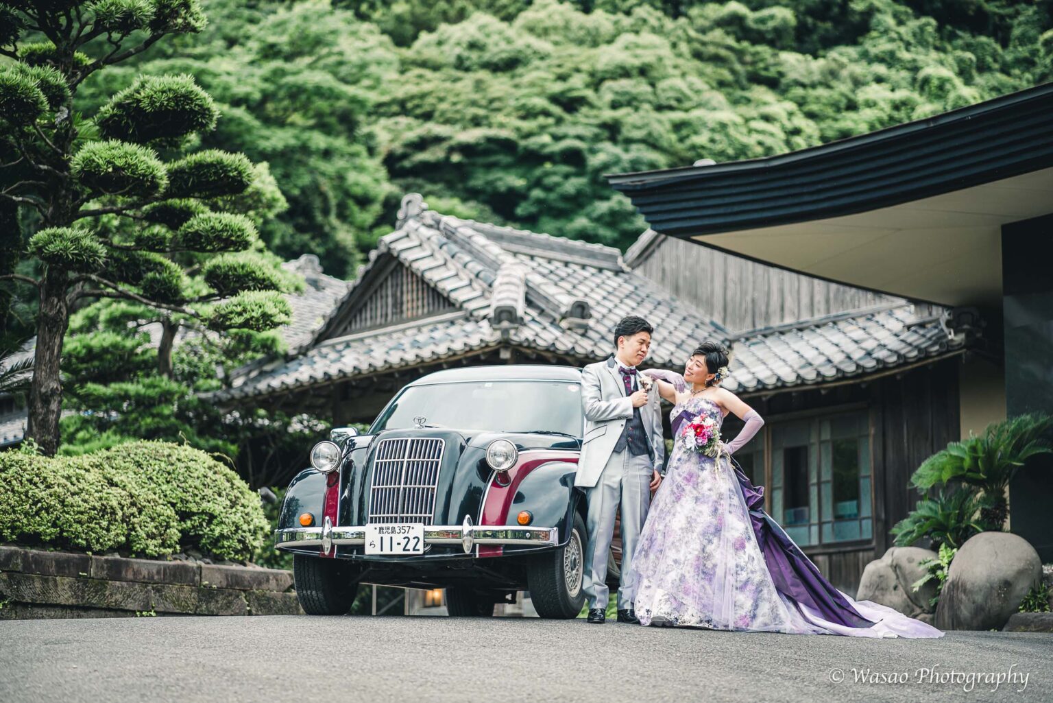 洋装前撮り　鹿児島　石橋記念公園