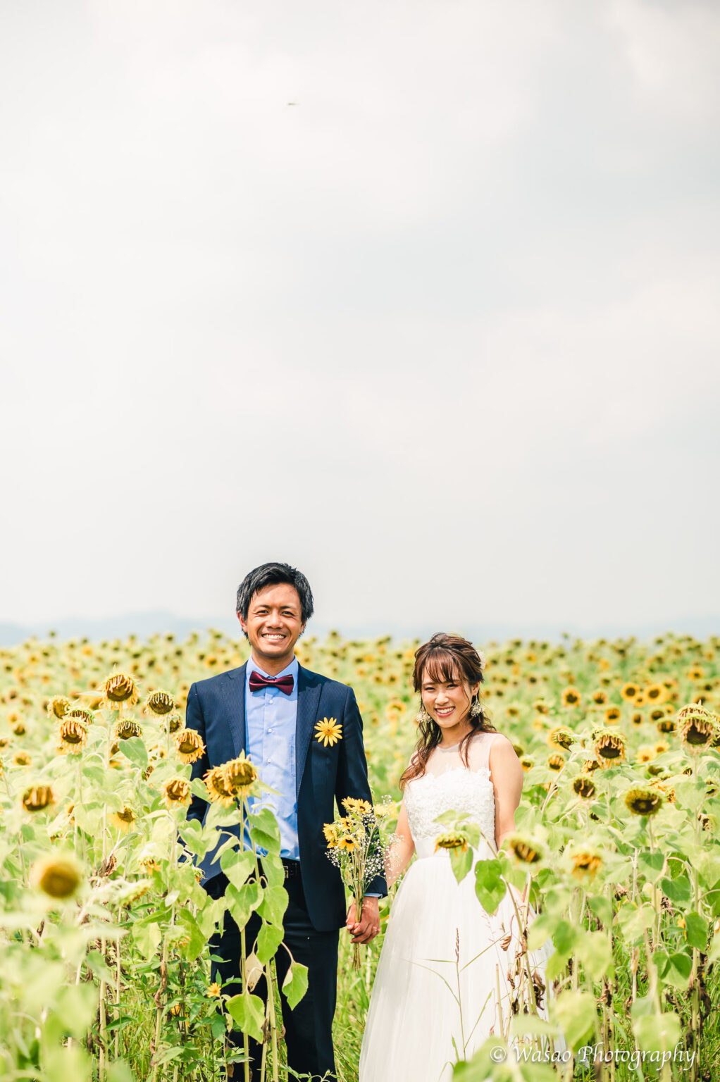 洋装前撮り　ひまわりの丘公園