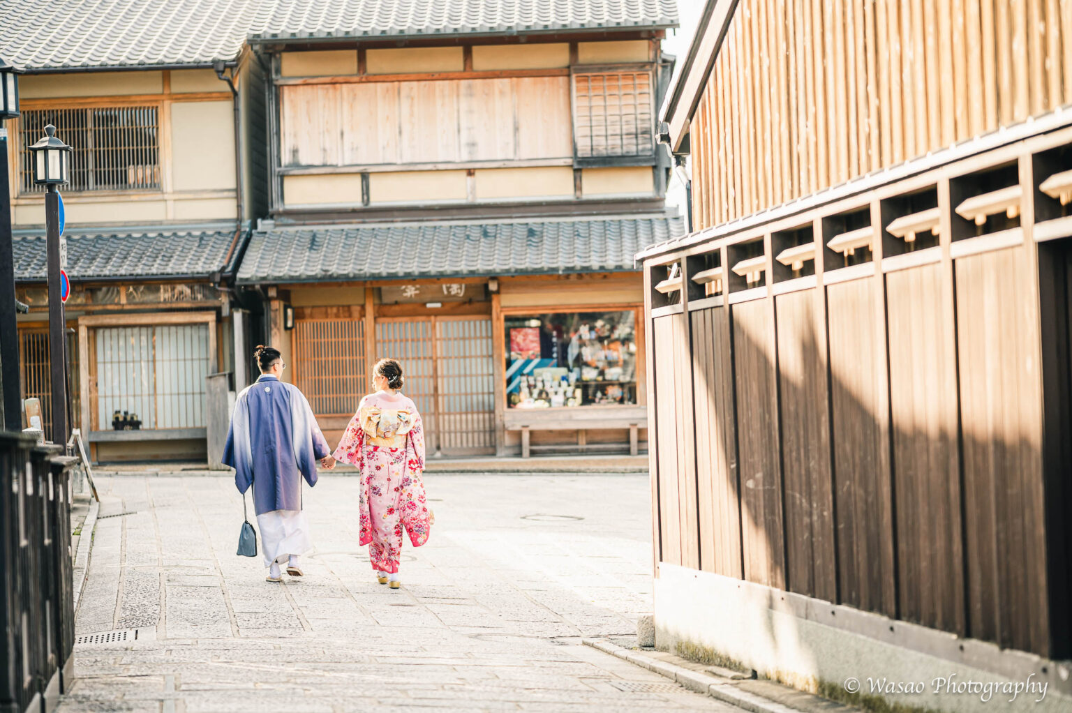 和装前撮り　八坂の塔周辺
