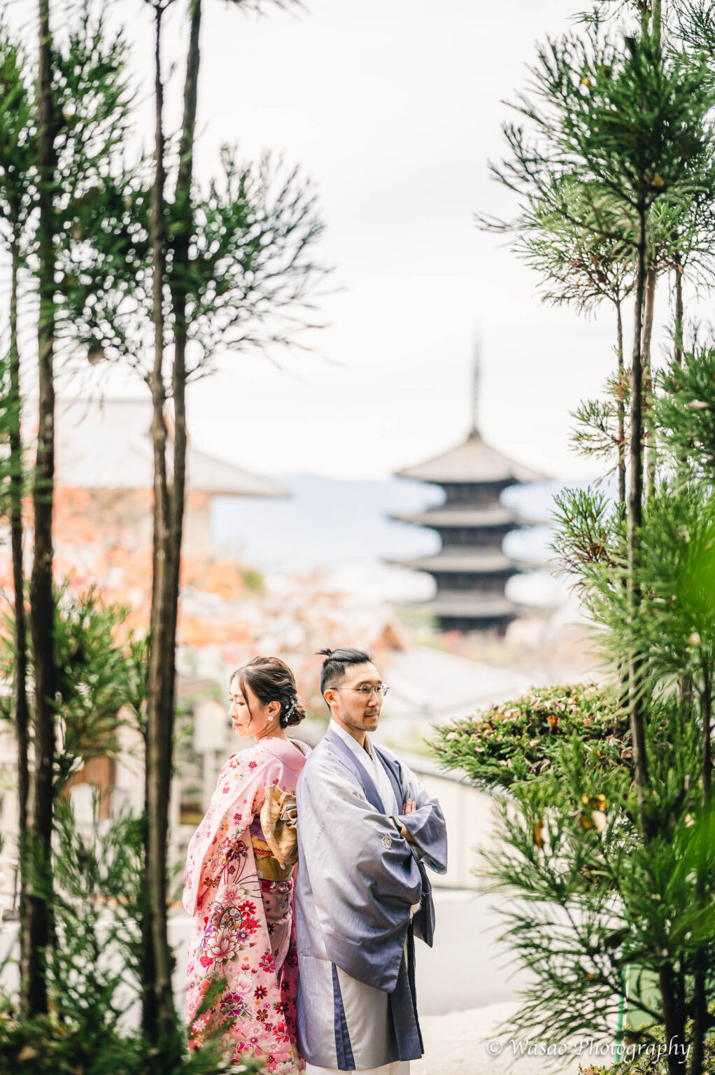 和装前撮り　ねねの道周辺