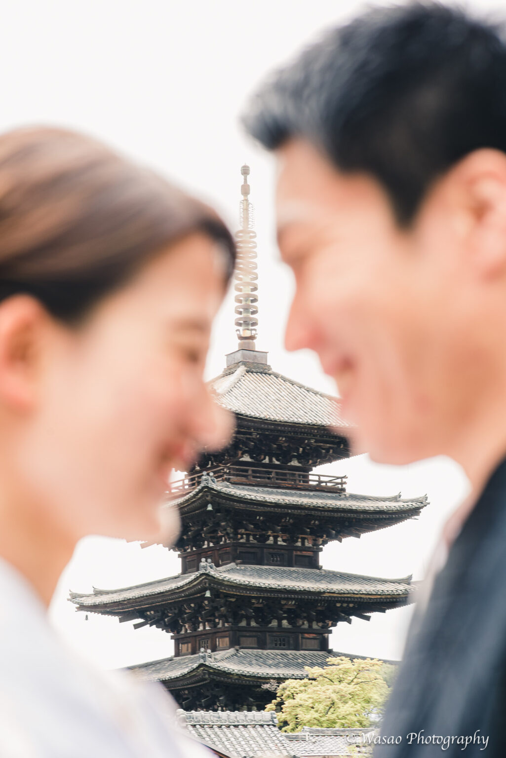 和装前撮り　八坂の塔周辺
